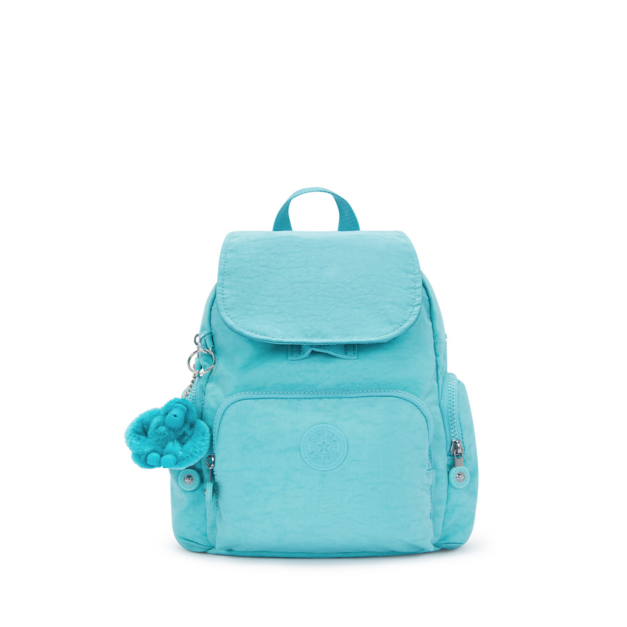 Aanbieding Kipling City Zip Mini Backpack Deepest Aqua - 0195438926241